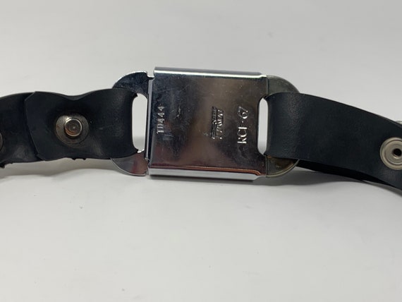 Vintage upcycled punk rock seatbelt 31\