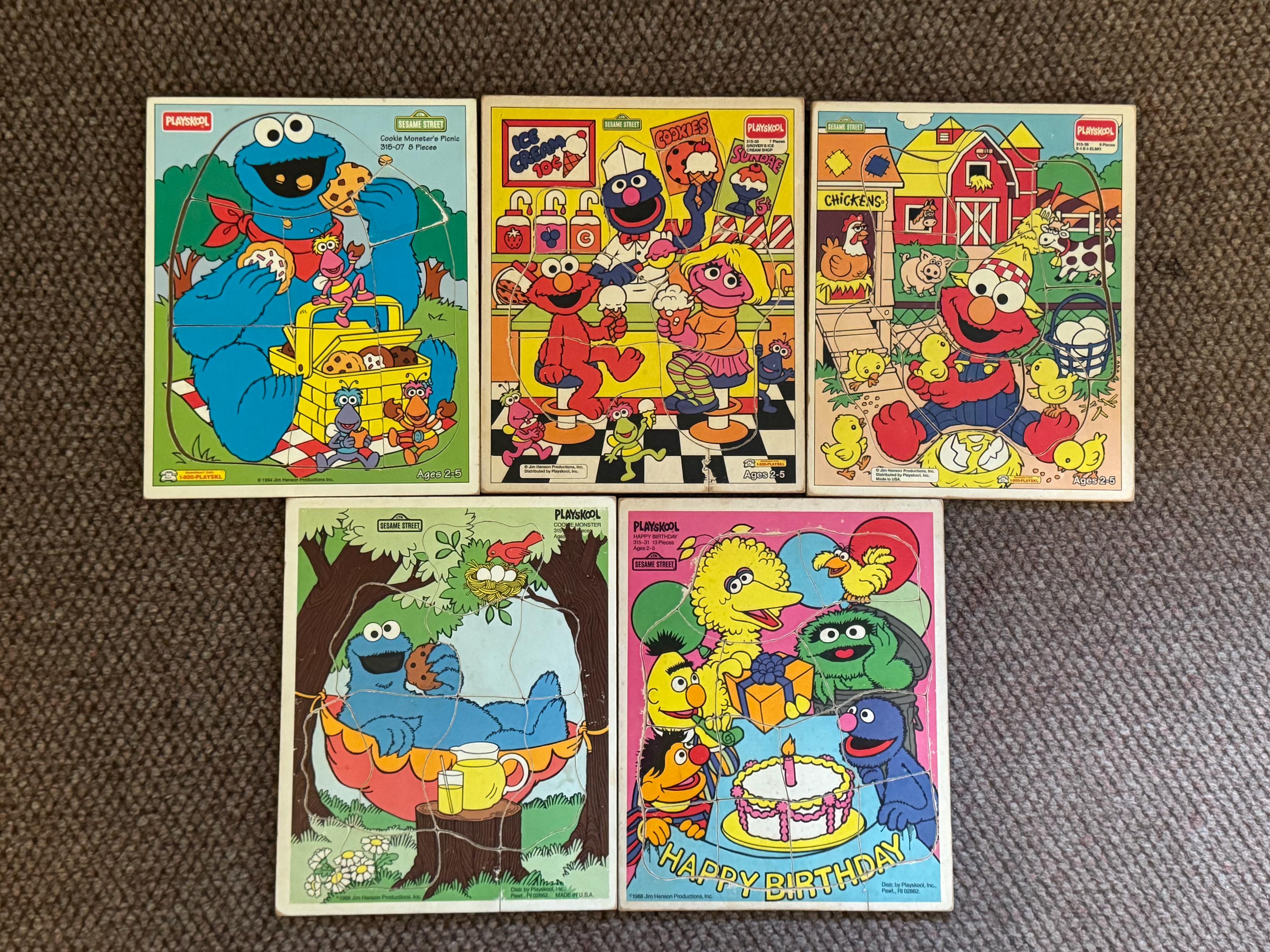 Sesame Street Jigsaw Puzzles - Etsy