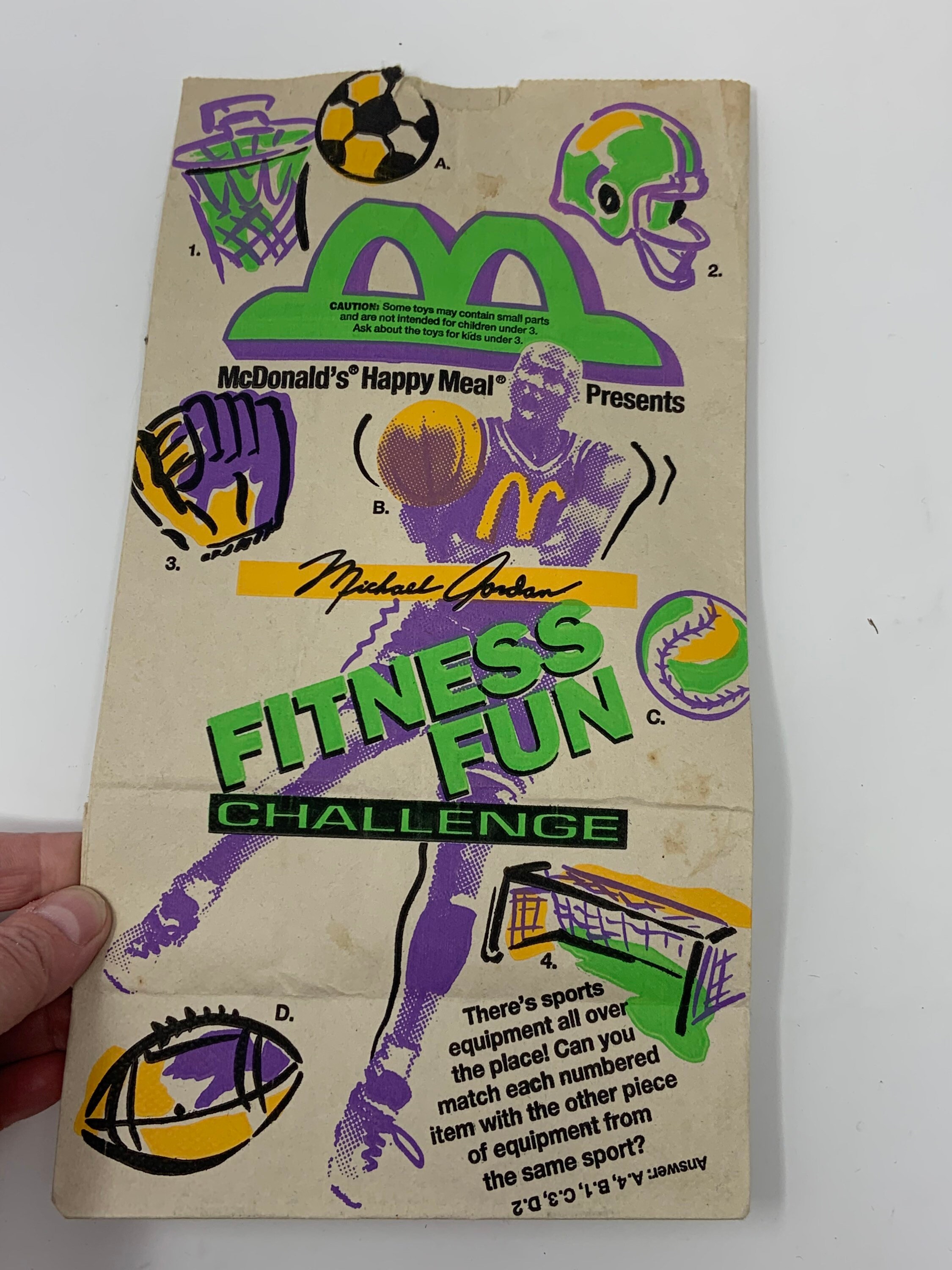 NEW Sealed! McDonalds Michael Jordan Happy Meal Set of 8