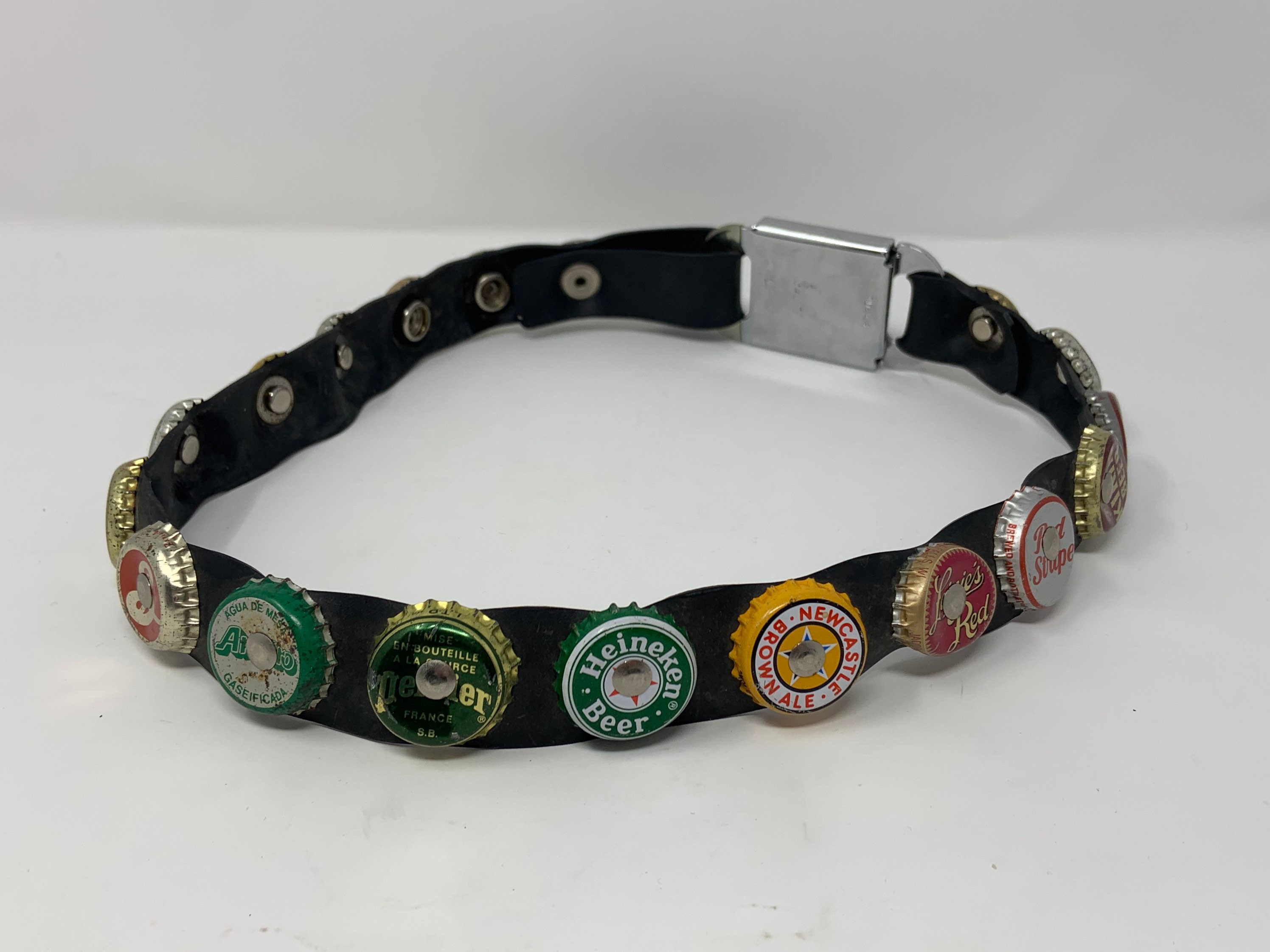 Vintage Upcycled Punk Rock Seatbelt Belt - 31” Seatbelt  display picture 1