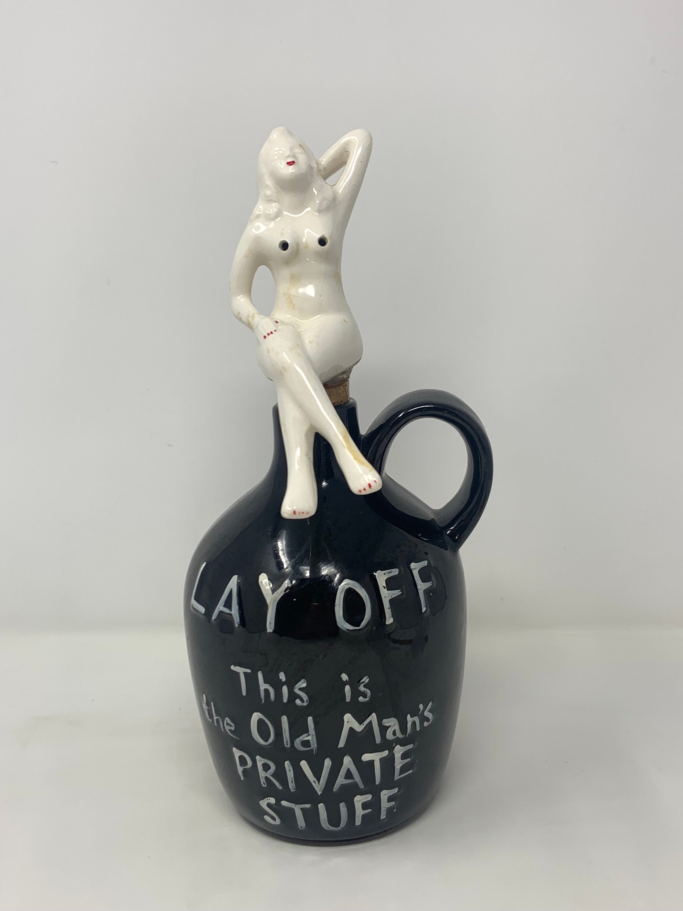 Vintage Naked Lady “lay off This is the Old Man's Private Stuff