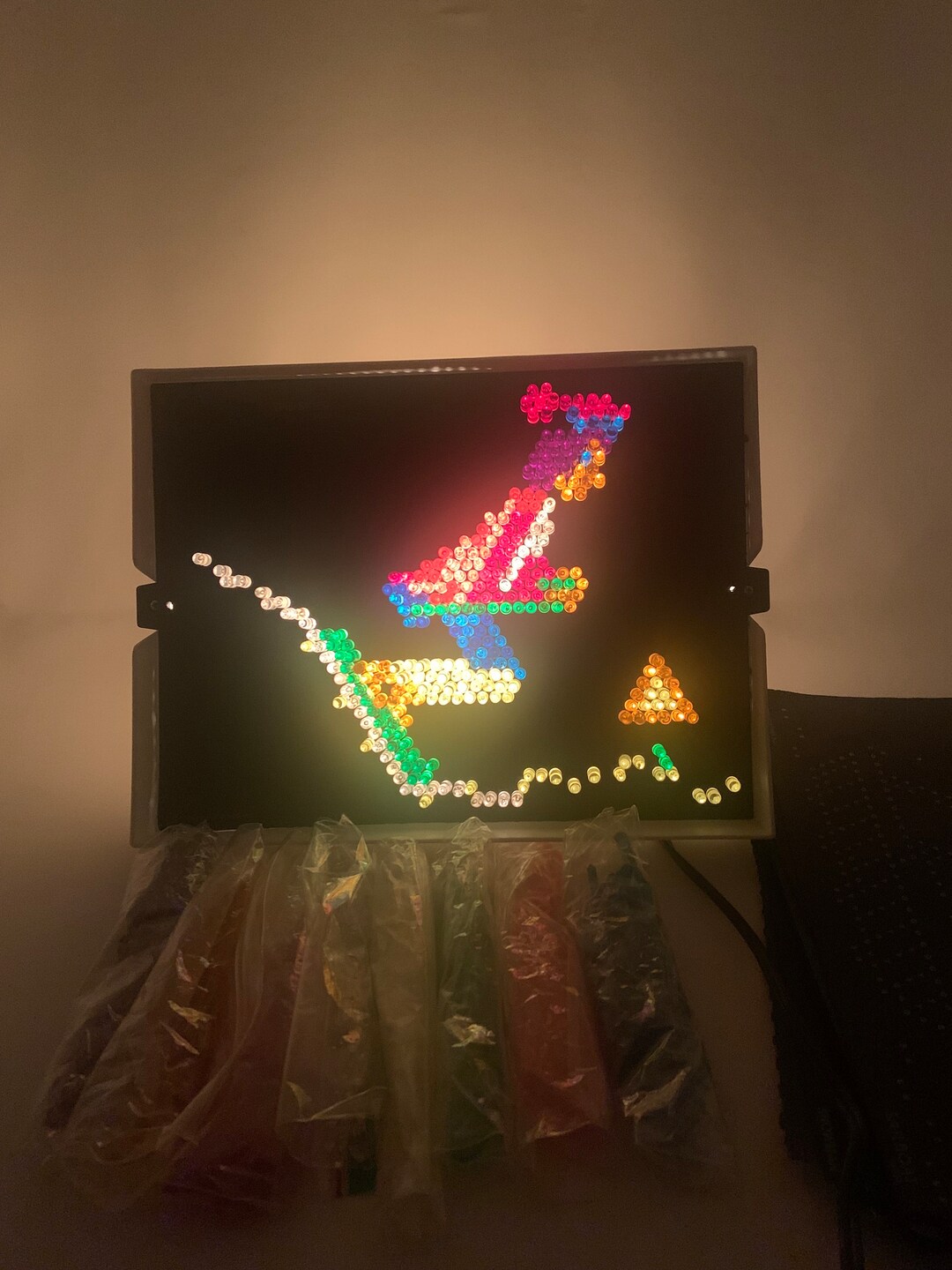 1978 Hasbro Lite Brite - Unused Templates / Blank Pages / Original Box ...