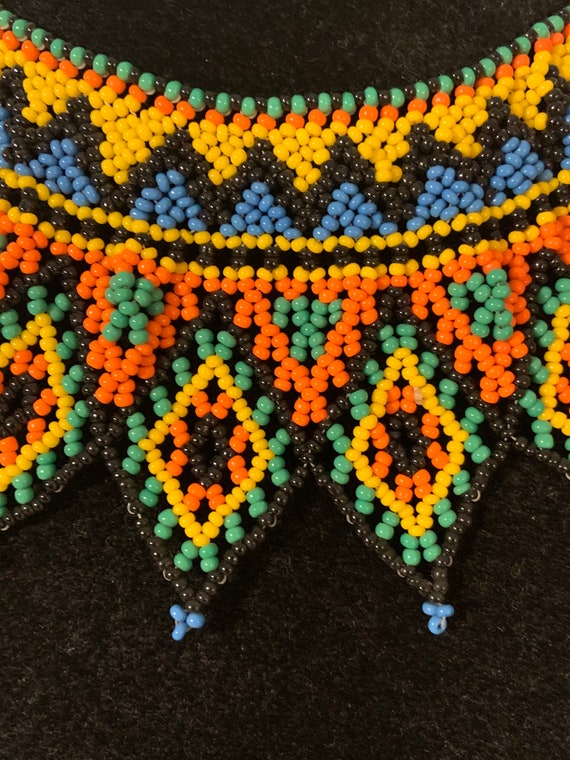 Beaded Bib Necklace - image 5