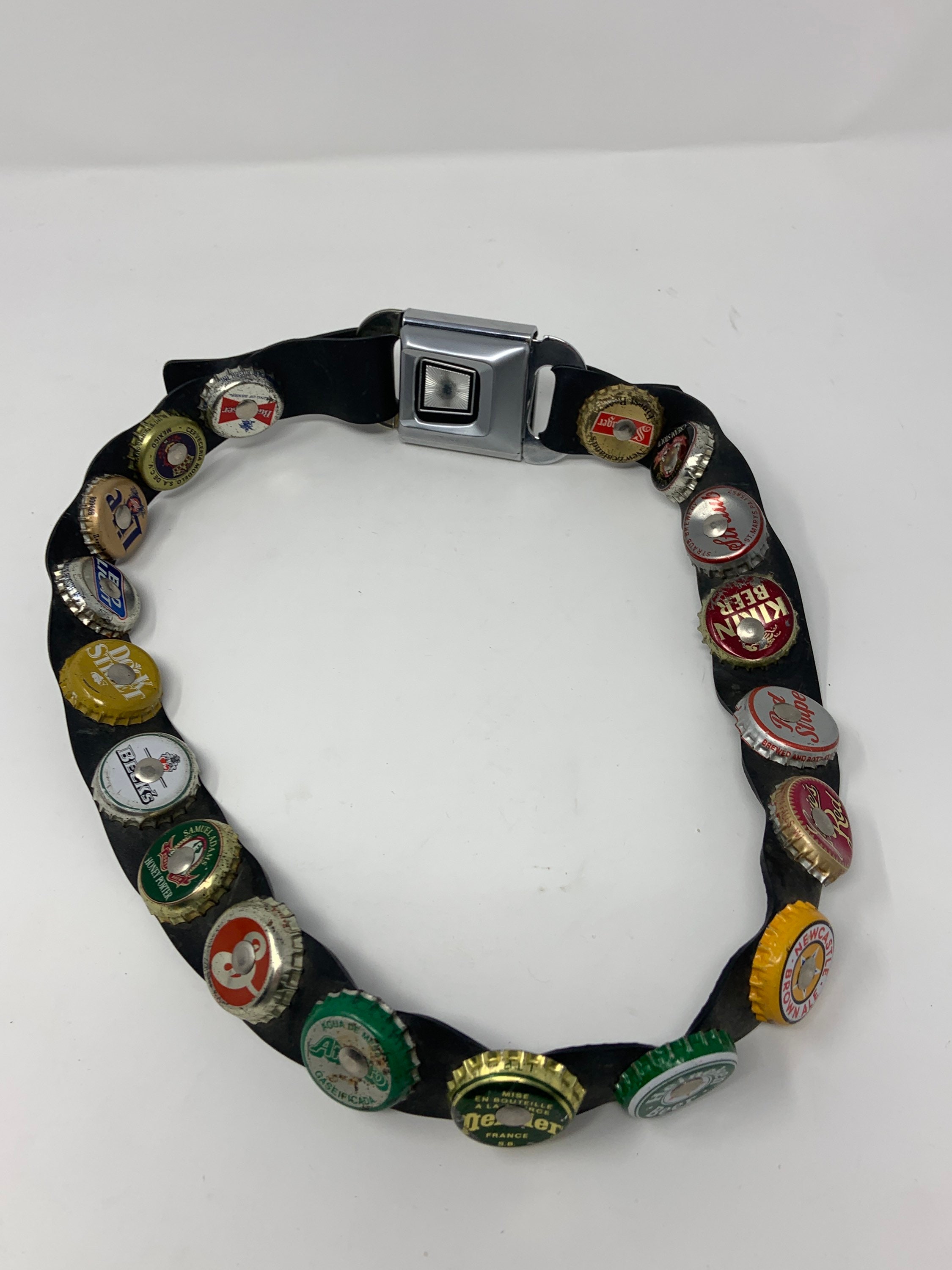 Vintage Upcycled Punk Rock Seatbelt Belt - 31” Seatbelt  display picture 2