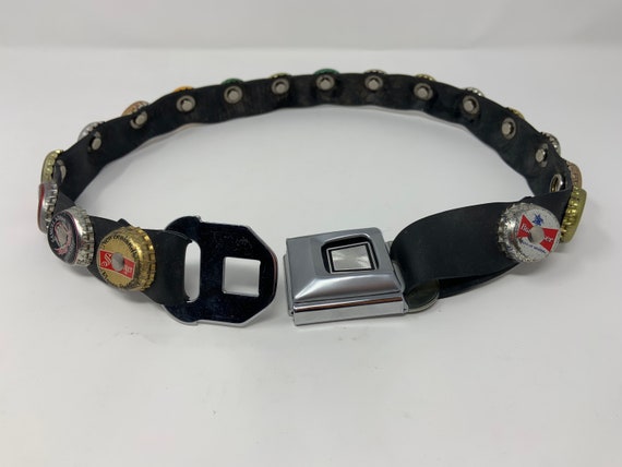 Vintage Upcycled Punk Rock Seatbelt Belt - 31” Seatbelt  display picture 2