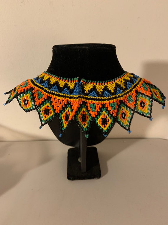 Beaded Bib Necklace View 3