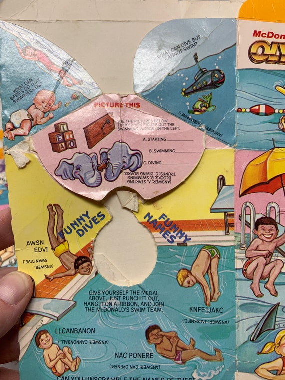 1984 Mcdonalds Olympic Sports Happy Meal Box - Lot of 3 in the