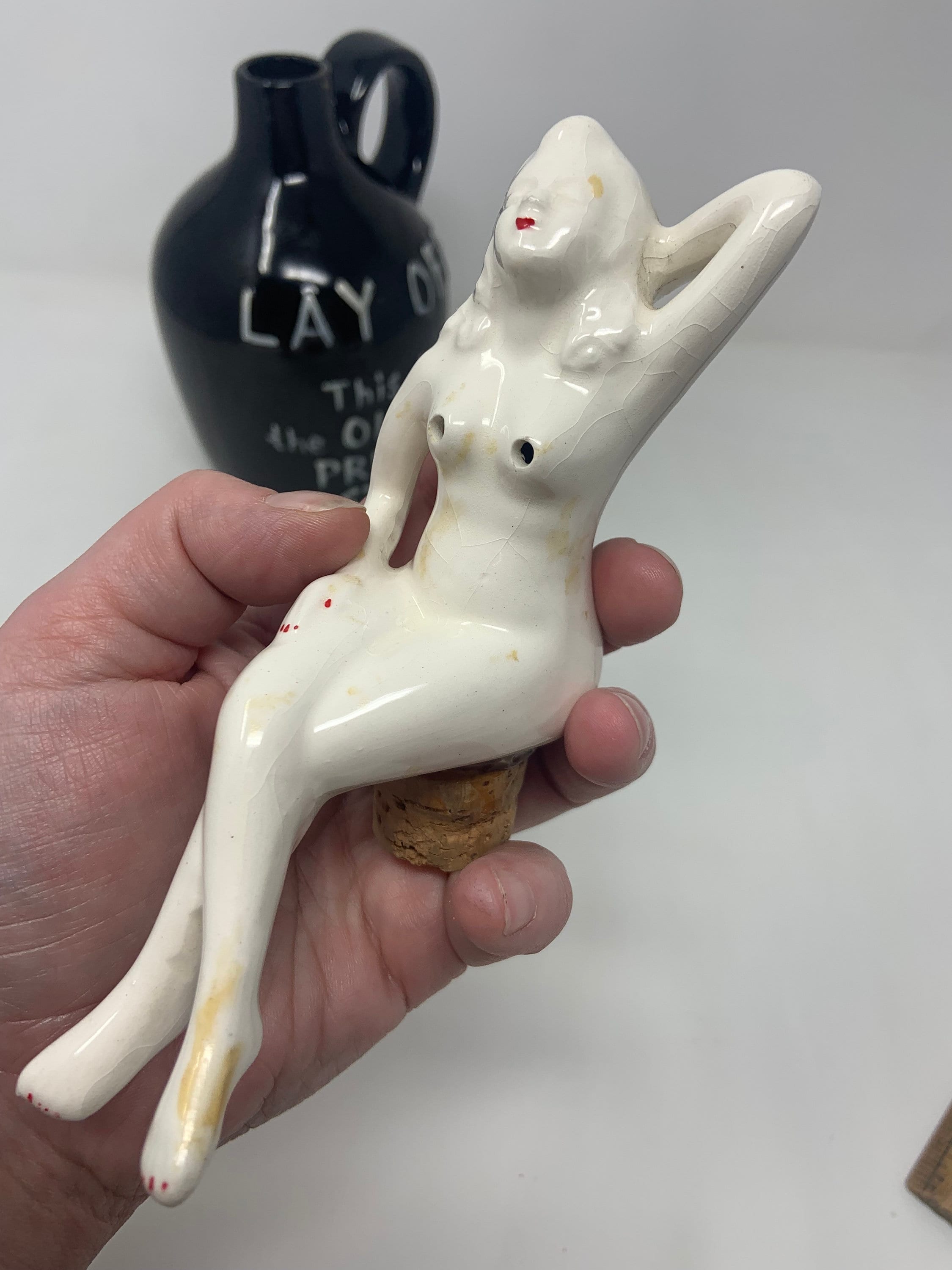 Vintage Naked Lady “lay off This is the Old Man's Private