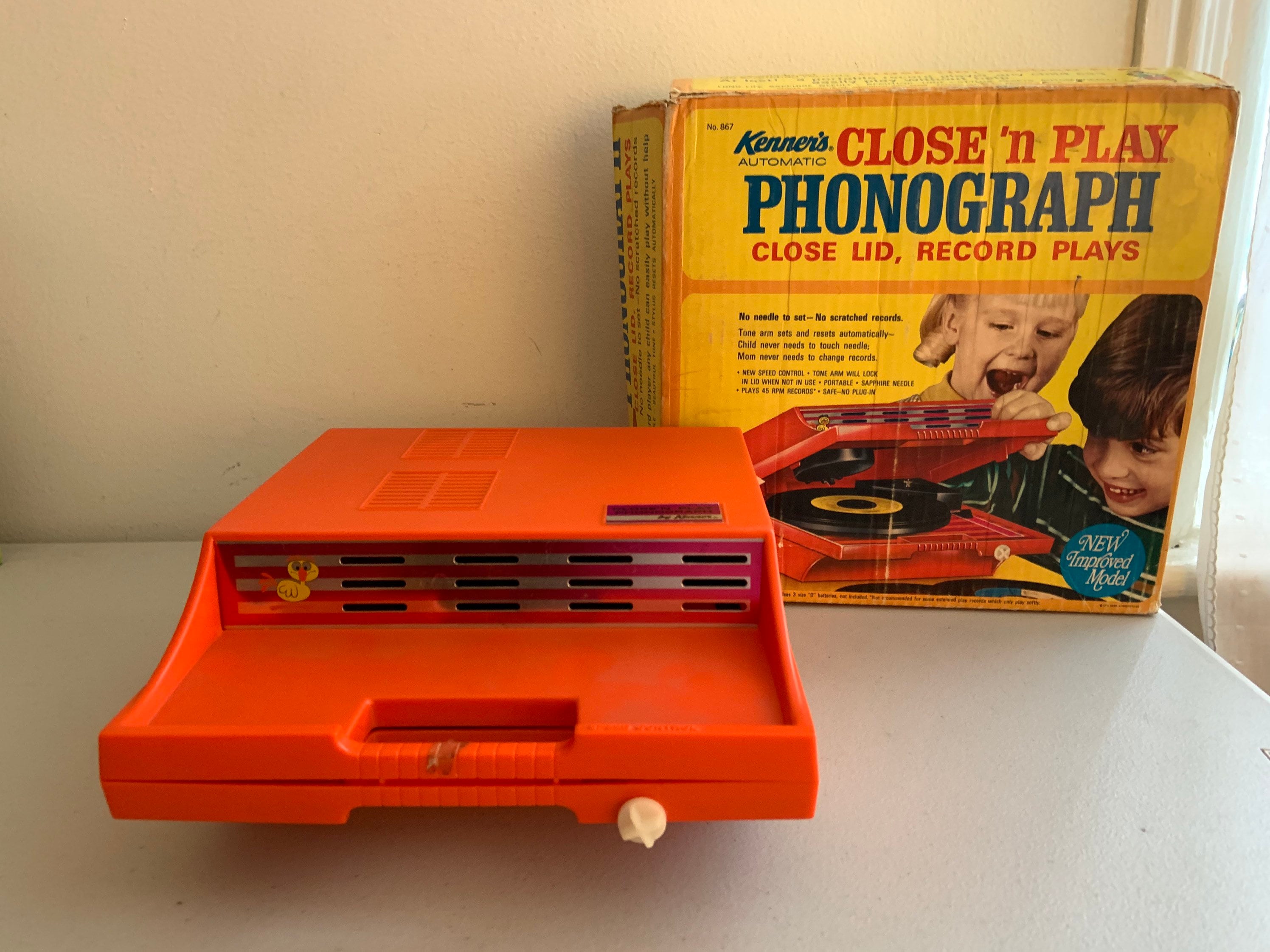 1970 Kenner Close N Play Phonograph No 867 Close Lid Etsy