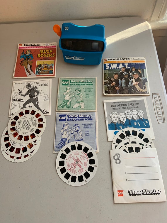 View Master Lot Buck Rogers & S.W.A.T. Stereo Picture Reels