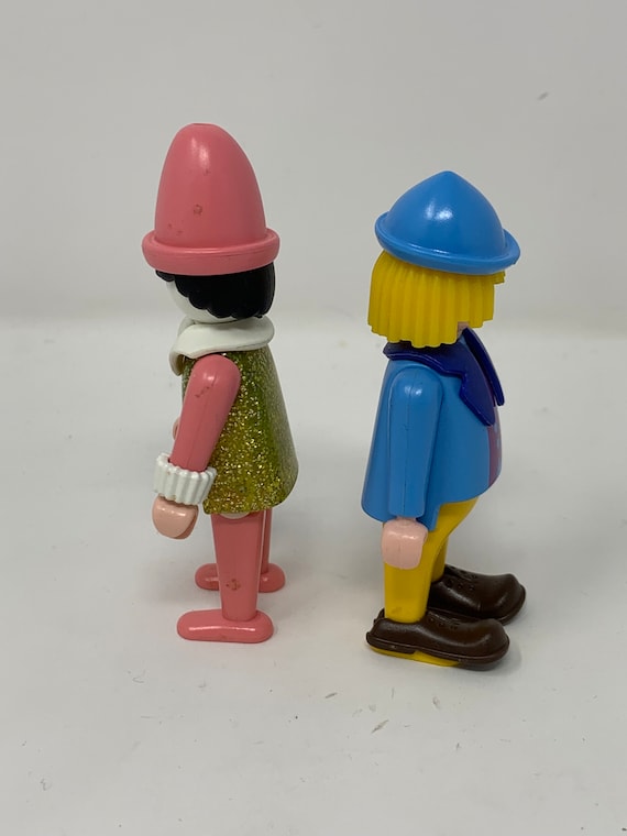 Playmobil Cirque Bleu 1974-1976 - Bâtiment Et Carriole - Vintage