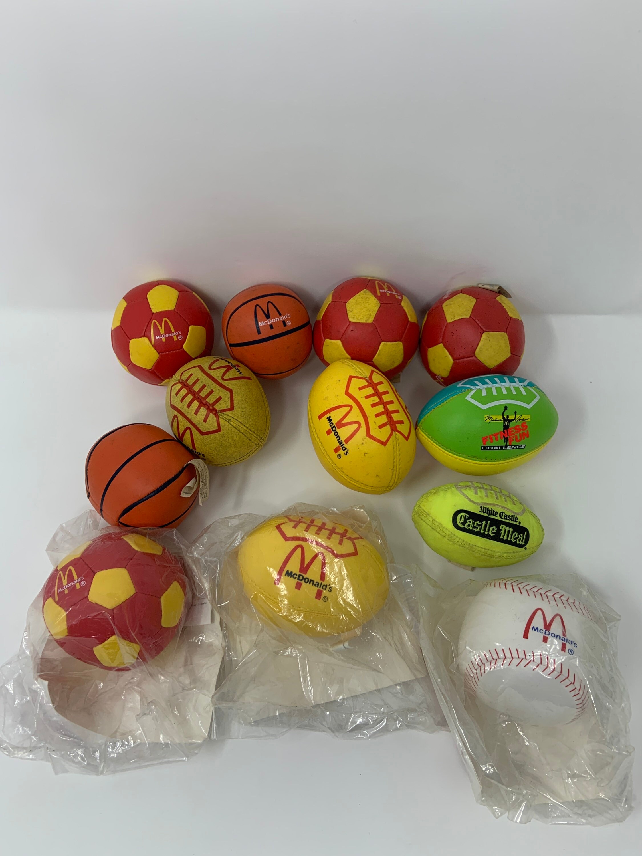 1990 Mcdonalds Sportsball Happy Meal Box and Balls Complete Etsy
