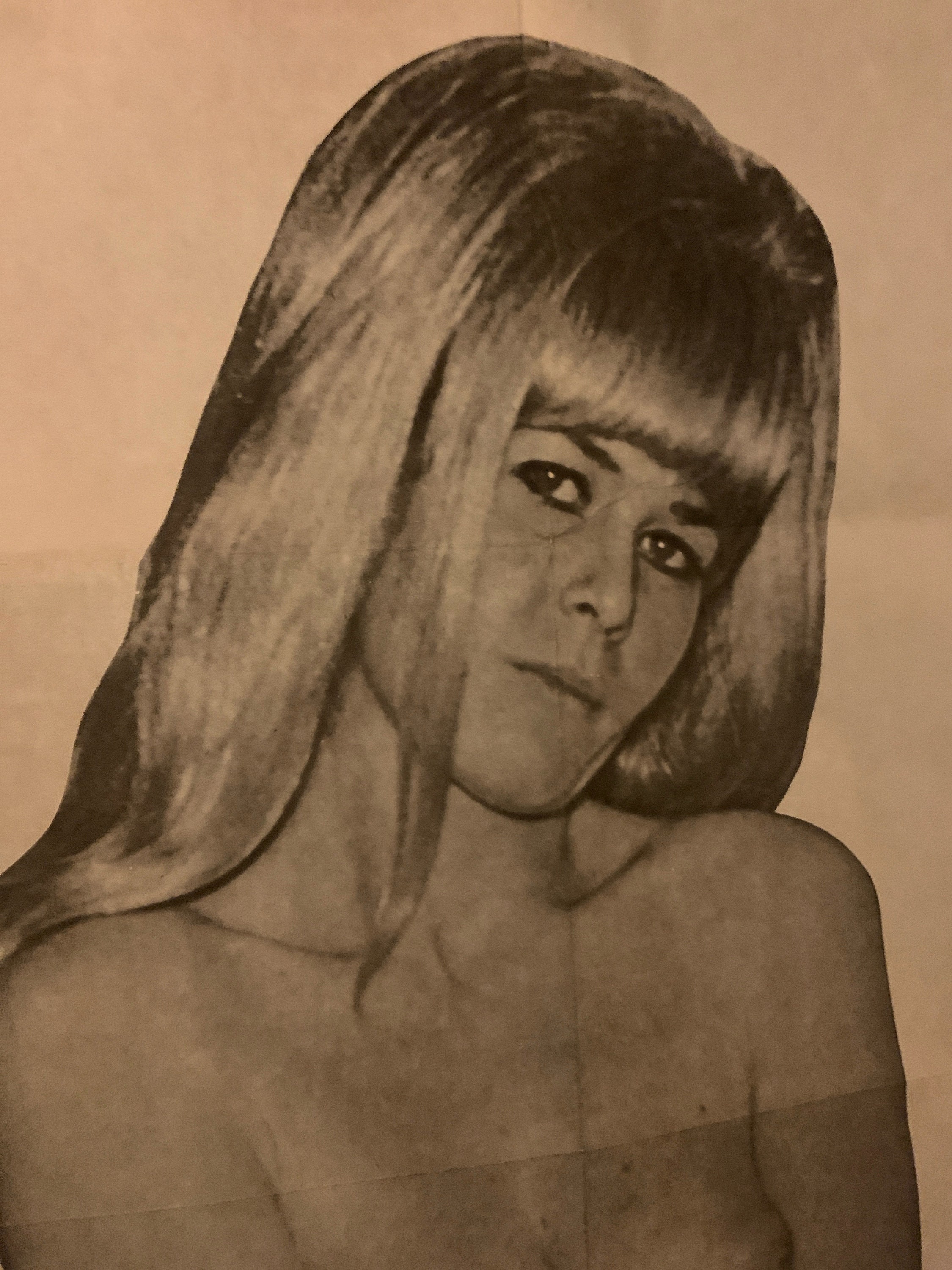 1960s Lifesize Nude Poster - 58” X 20 Vintage Large Pin Up - Etsy