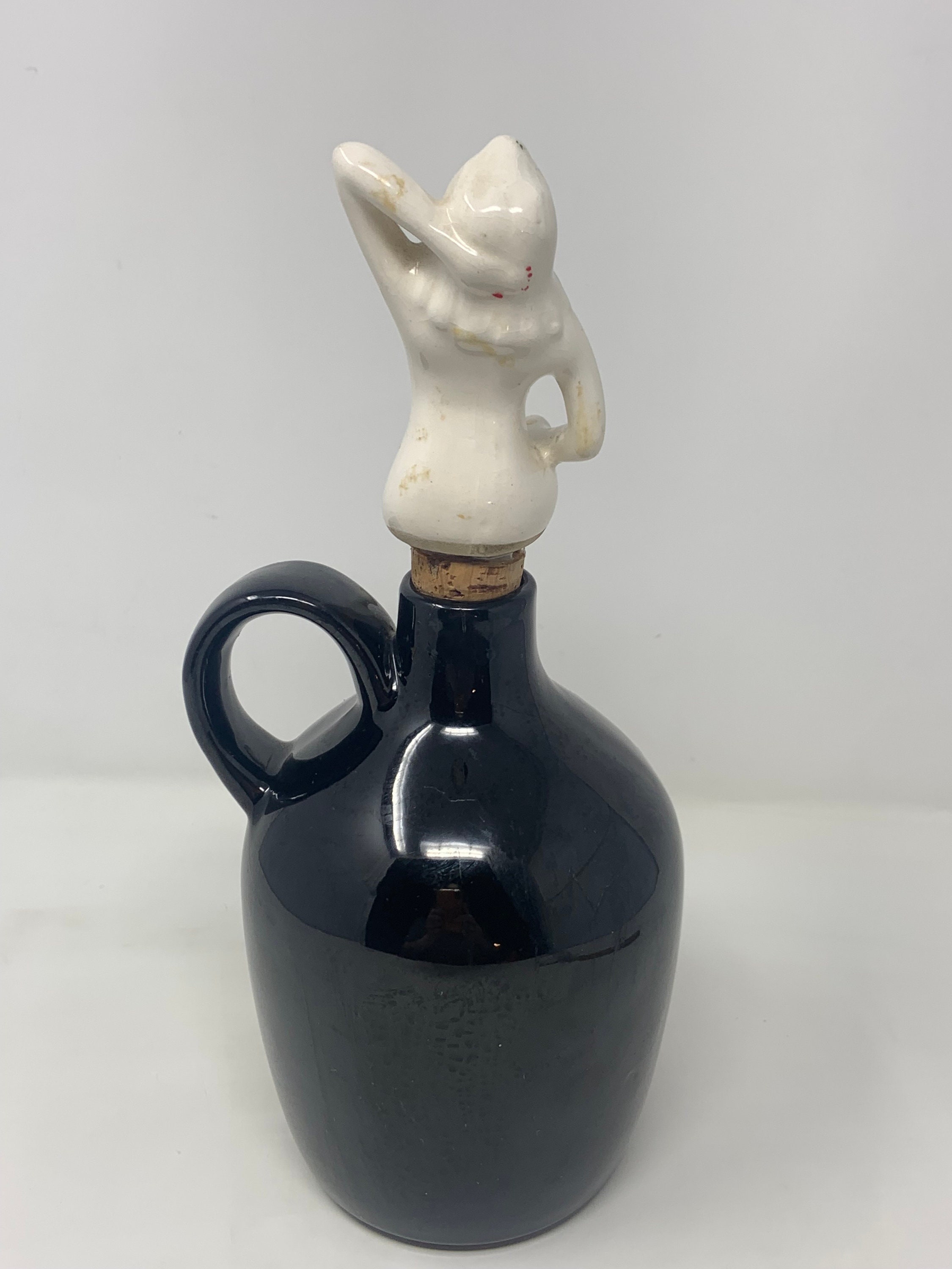 希少品！70's〜アメリカアンティーク　女性の裸体デザイン小物入れ容器　USA Vintage Naked Lady “lay off This is the Old Man's Private