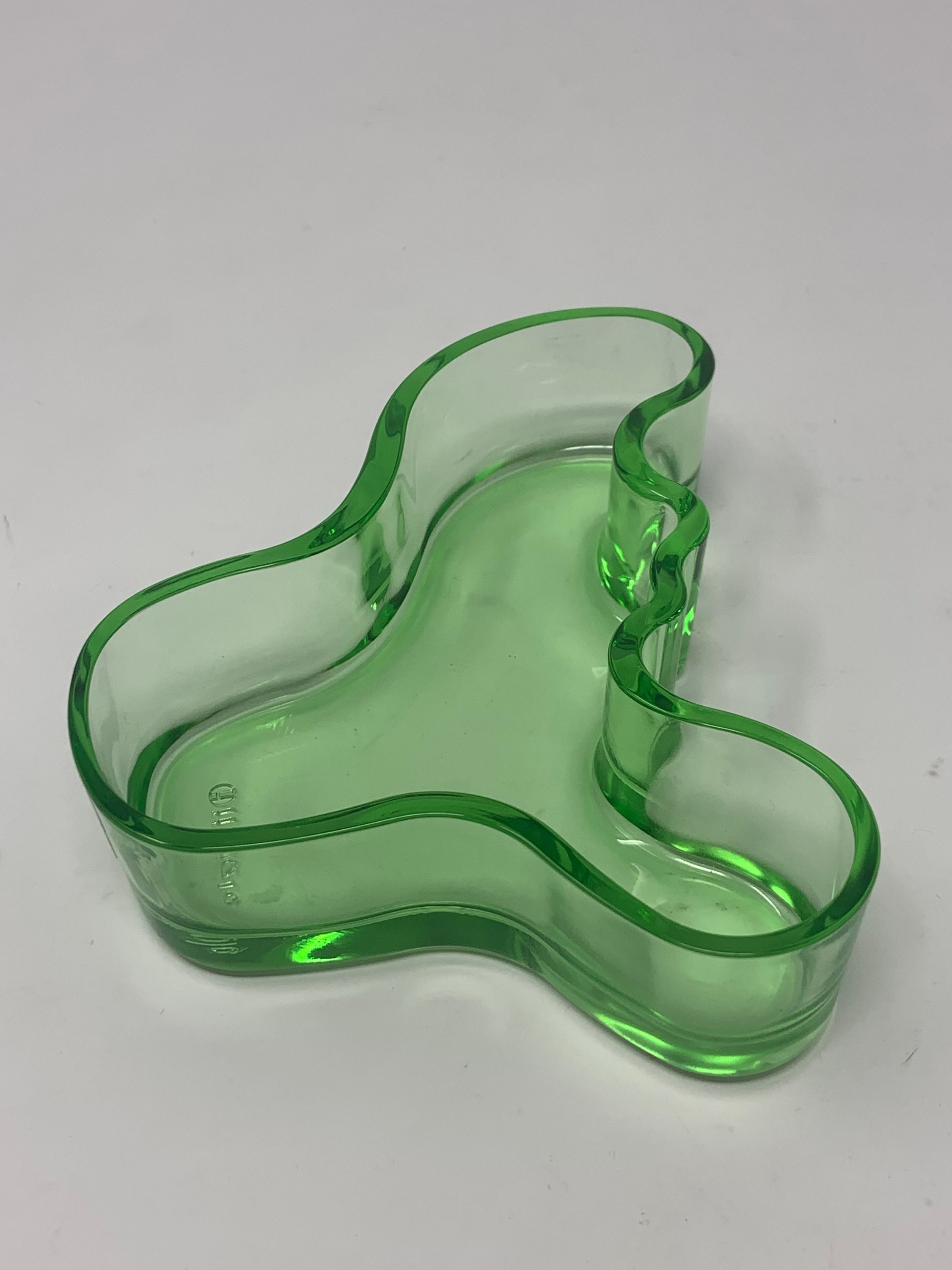 Alvar Aalto Water Green Bowl W/box - 5.5” X 4” / Glass Finland - Etsy