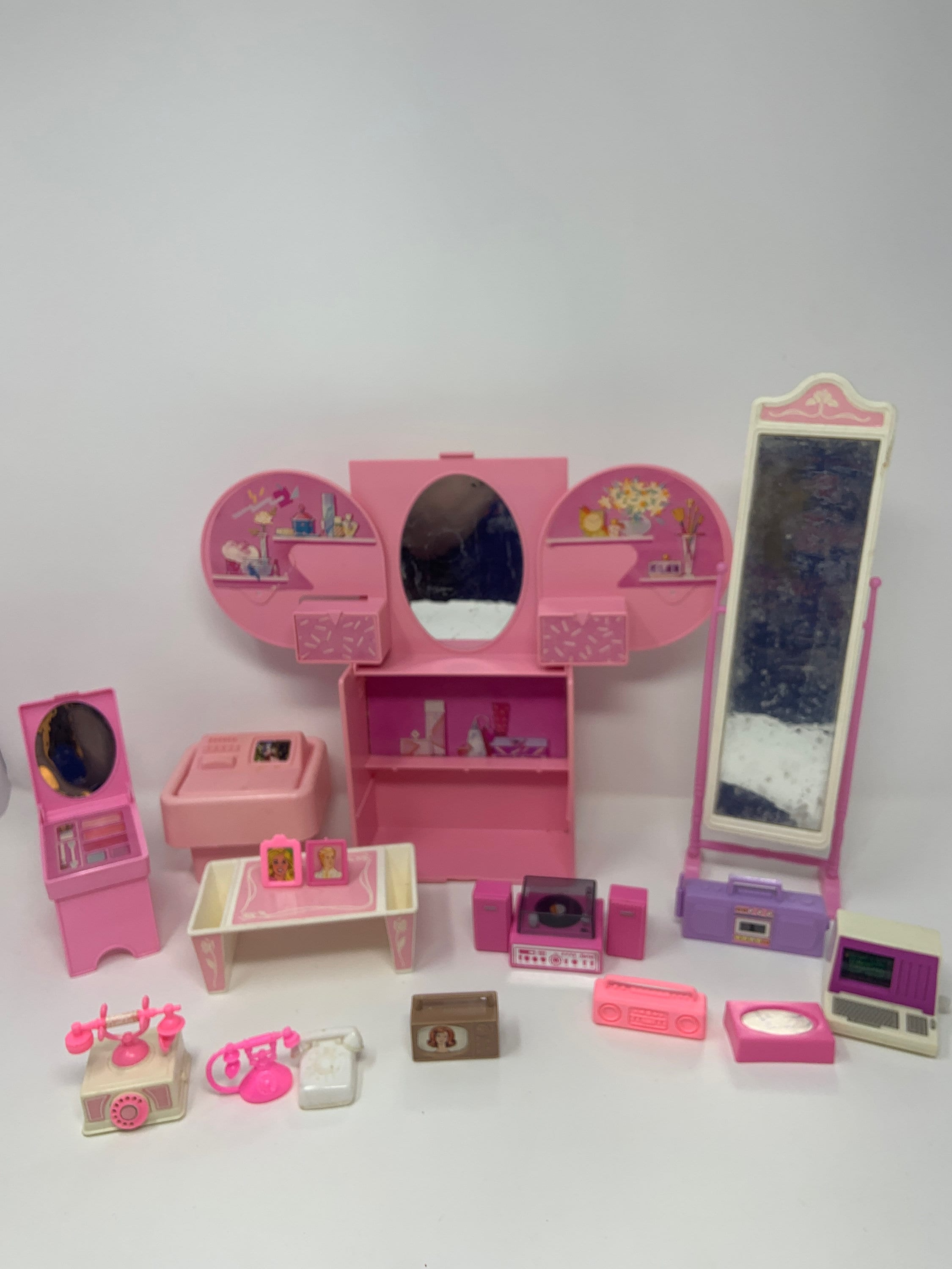Vintage Barbie Home Furnishings Appliances - Secret Vanity