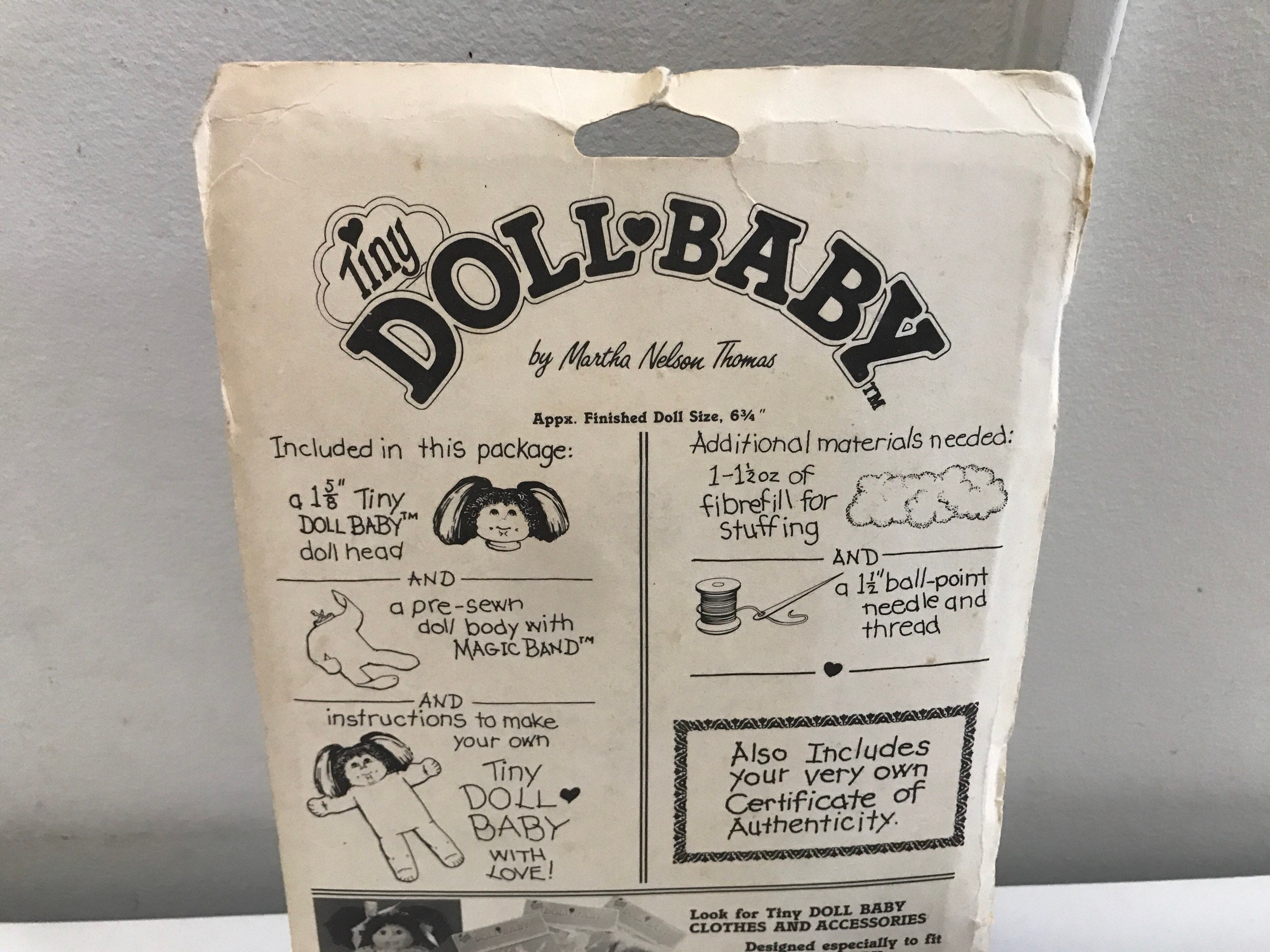 FibreCraft Materials Corp Tiny Doll Baby Head & Presewn doll Etsy