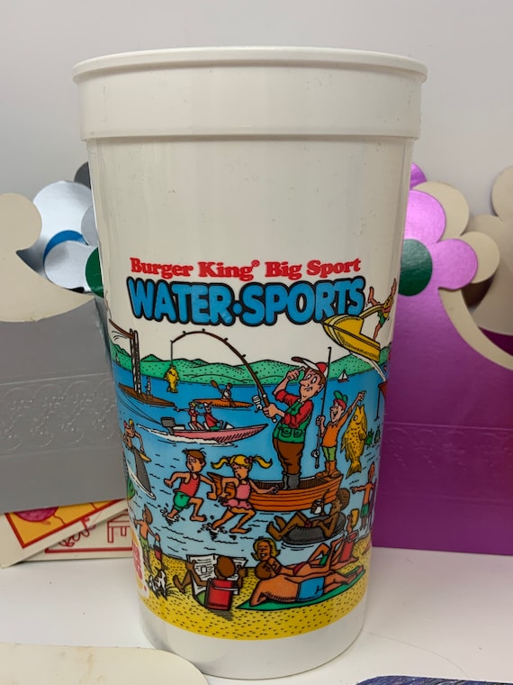 BURGER KING COIN BANK CUP 90's Vintage Burger King Ephemera