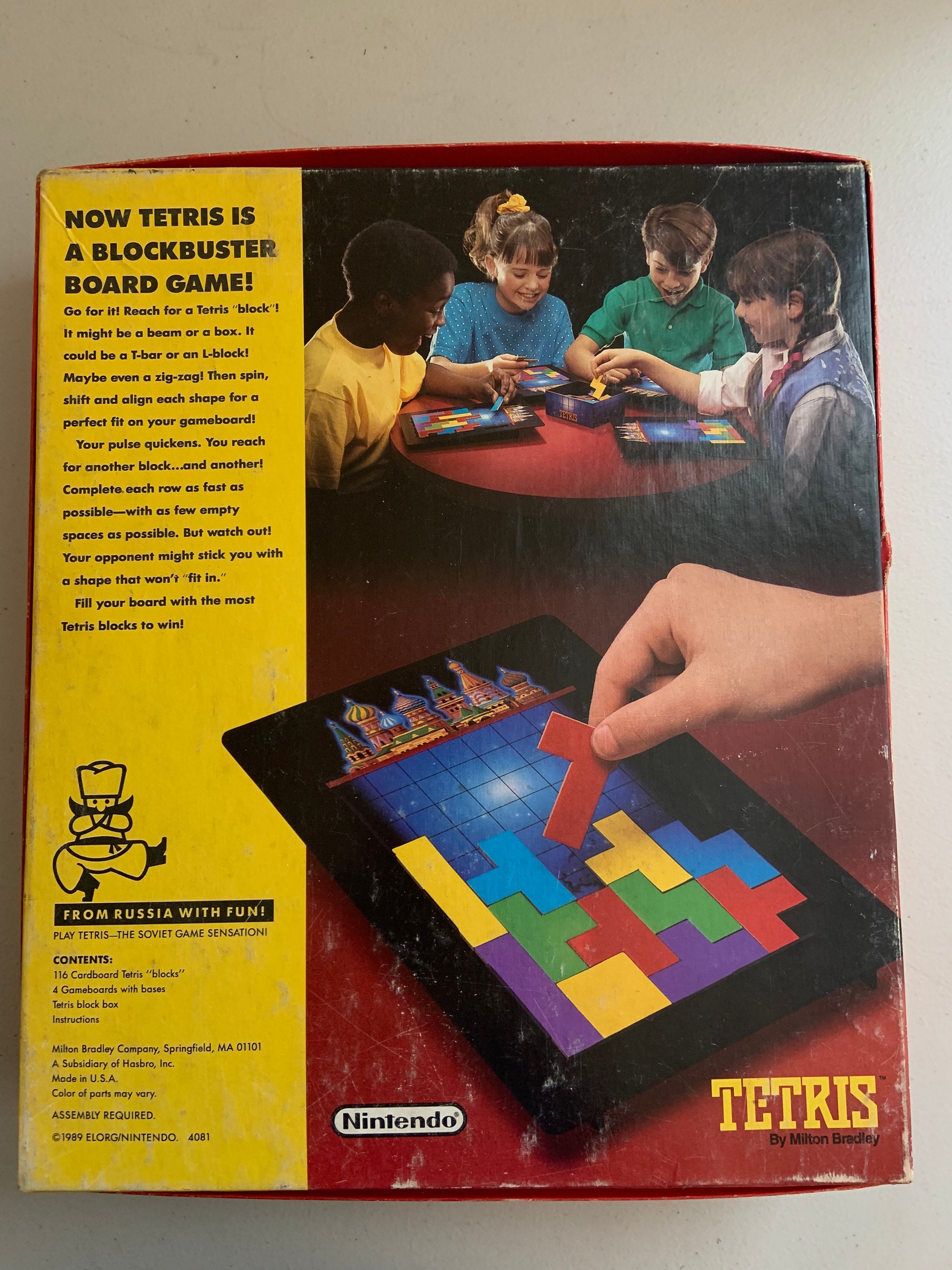 Tetris blocks, Board Game