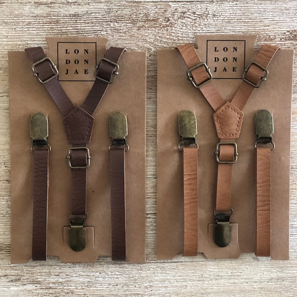 Rustic brown groomsmen wedding suspenders (Weathered Coffee - Vintage tan) Wedding theme-Rustic,barnyard, backyard, boho, country, enchanted