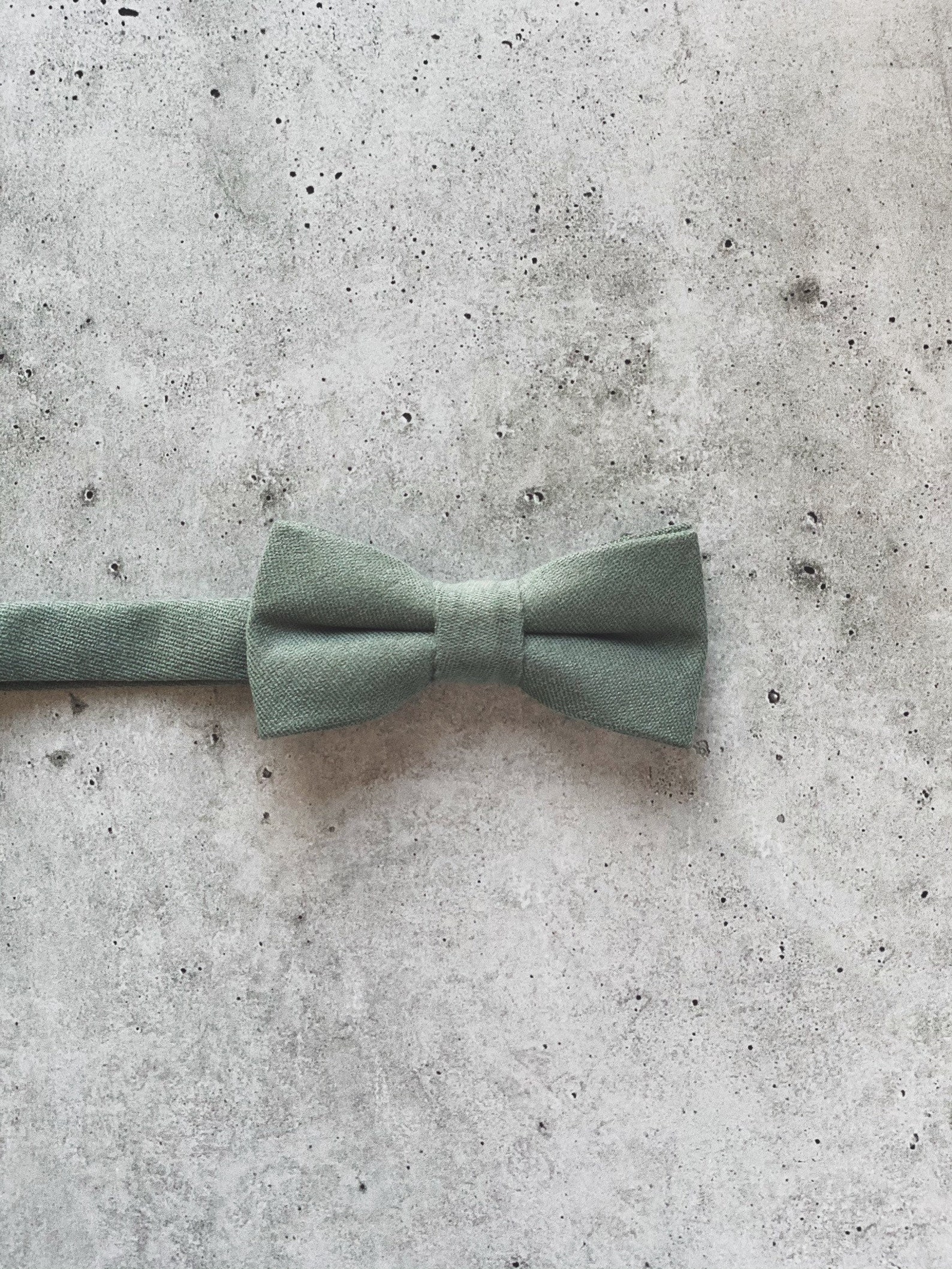 Eucalyptus Green Bow Tie for Wedding Groomsmen and Ring Etsy
