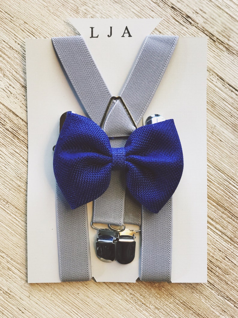 Baby Blue Bow Tie and Suspenders for Groomsmen Wedding Outfit Etsy