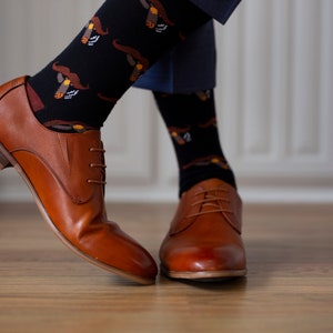 Personalized Wacky Socks for your Groomsmen Proposal, Groomsmen Gift Box, Sock Label, Groom Socks, Wedding Socks image 4