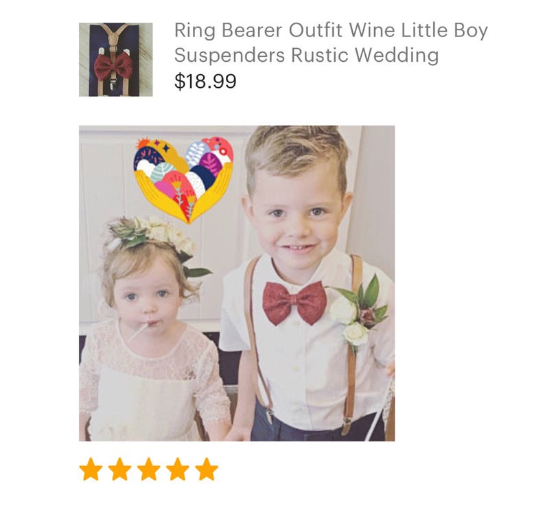 Groomsmen Wine wedding Groomsmen outfits Ring Bearer Outfit Wine Little Boy Suspenders Rustic Wedding Suspenders Wine Baby Bowtie Suspenders image 2