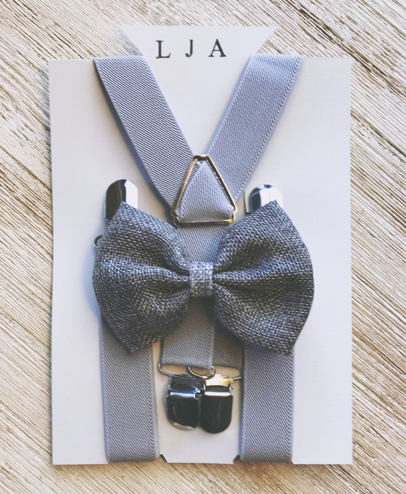 Baby Blue Bow Tie and Suspenders for Groomsmen Wedding Outfit Etsy