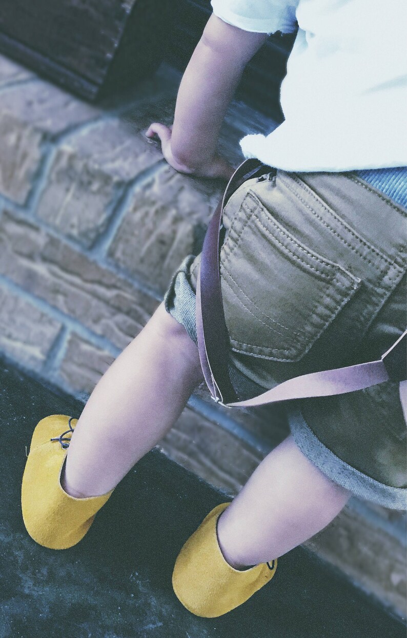 Mustard Oxford Shoes Baby Leather Toddler Shoes Gold Baby Etsy