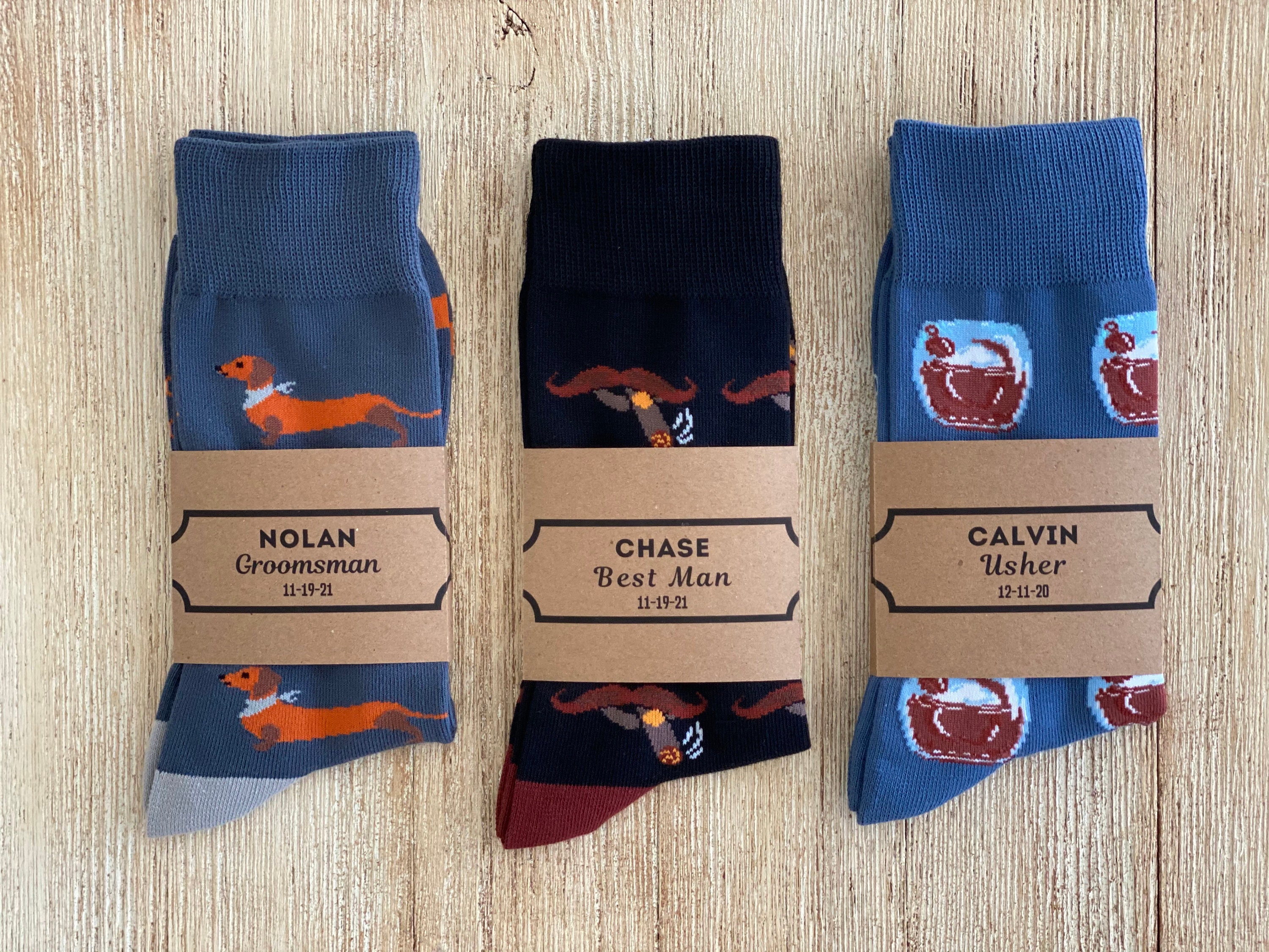 Funny Men Gift Dress Socks Mid Calf For Groom Best Man Groomsman Wedding Party Funny Men Gift Dress Socks Mid Calf For Groom Best Man Groomsman Wedding Party