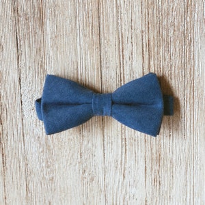 Tan Brown Suspenders Steel Blue Bow Tie Bow Tie Set - Etsy