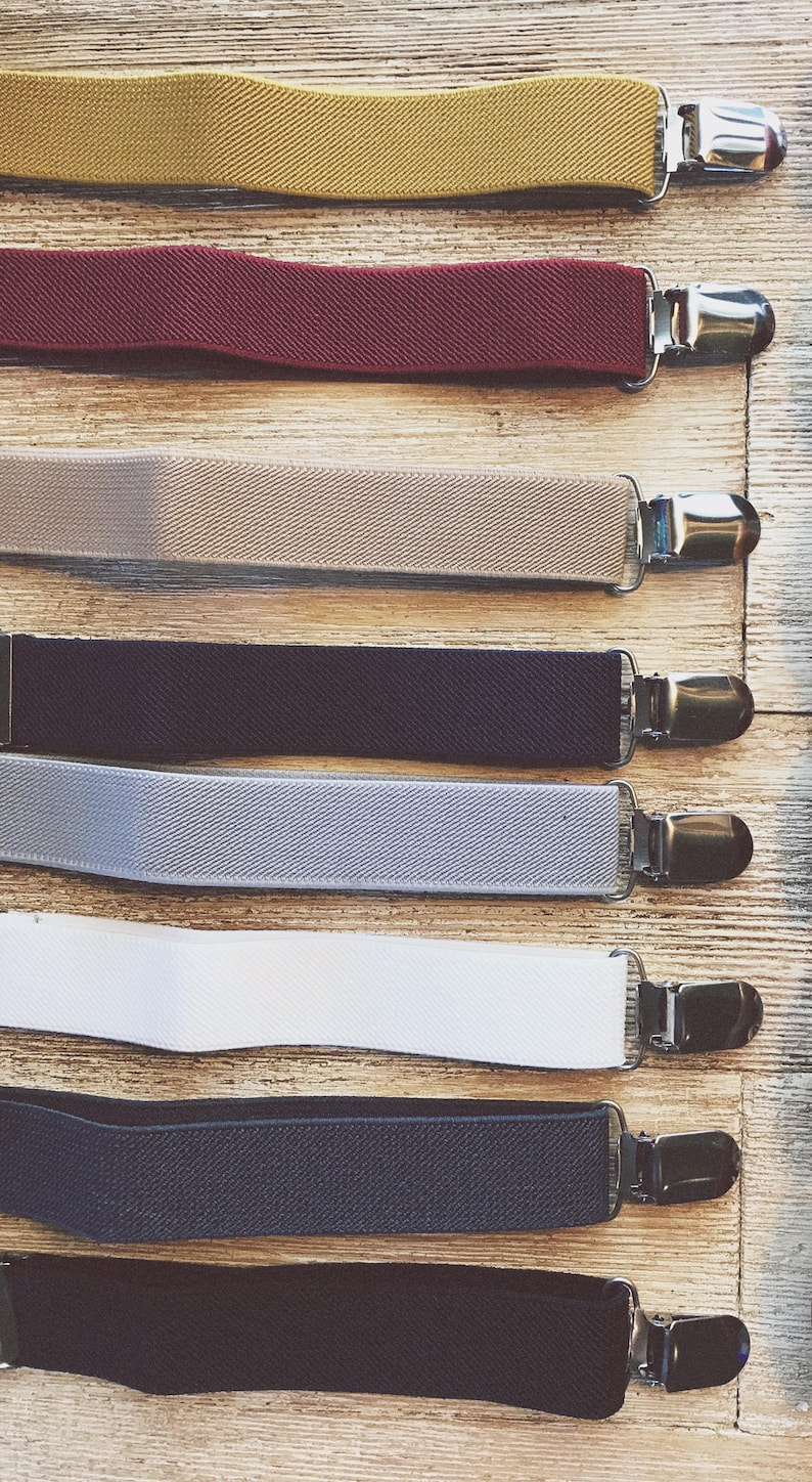 Baby Blue Bow Tie and Suspenders for Groomsmen Wedding Outfit Etsy