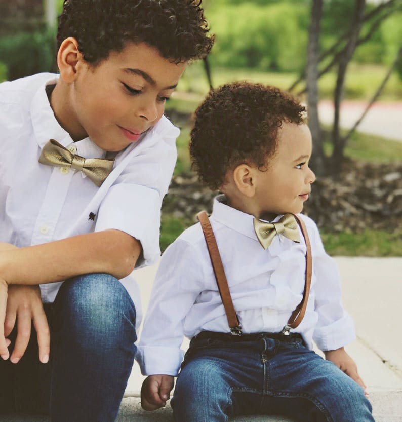 Wedding Suspenders Ring Bearer Outfit 