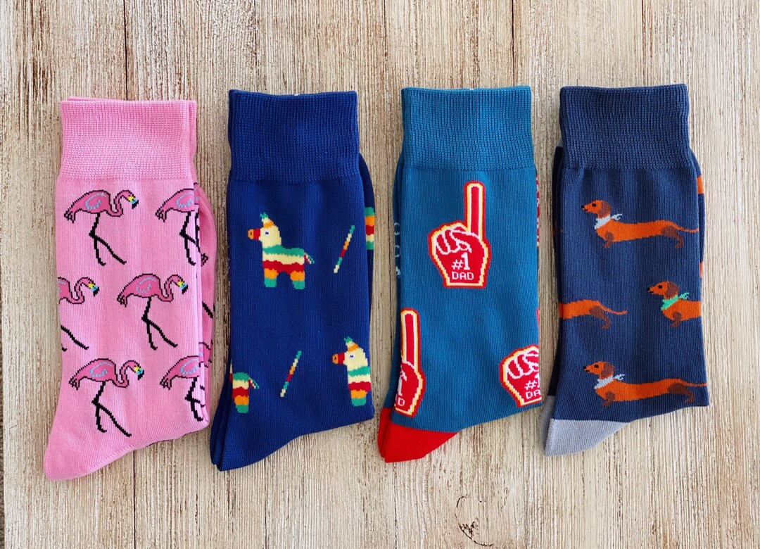 Fun Novelty Socks, Mens Funny Socks , Cool Socks, Dog Socks, Gifts for