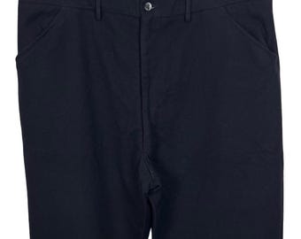 Vintage 1940er/1950er Jahre US Navy Wolle Flanell Hose / Pants ~ 37,5 Taille ~ USN Bekleidung Büro ~ Militär ~ 40er/50er Jahre