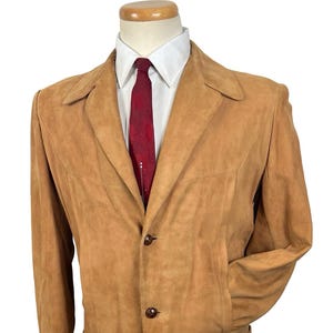 Vintage 1950s SCULLY Suede Hollywood Jacket ~ size 38 ~ Rockabilly / Western ~ Sport Coat / Blazer ~ Loafer