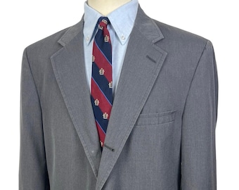 Chaqueta vintage de los años 80 de BROOKS BROTHERS, modelo 3 Roll 2 Cotton Sack ~ talla 44 ~ chaqueta deportiva/blazer ligera ~ fácil de lavar y usar ~ primavera/verano