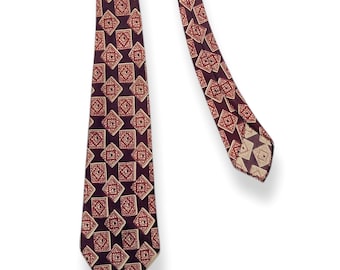 ヴィンテージ 1930 年代/1940 年代ネクタイ 2 点セット ~ アトミック