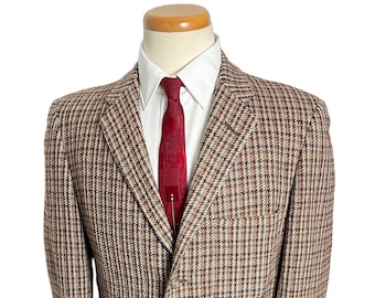 Vintage 1950s ATOMIC Era Wool Tweed Sport Coat 40 Long - Etsy