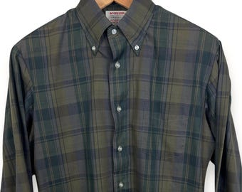 Vintage 1960s MCGREGOR Button-Down Shirt ~ M ~ Ivy / Mod / Preppy / Trad