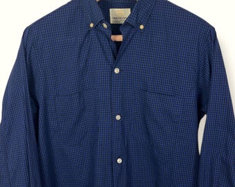 Vintage 1950s ARROW GABANARO Rayon Gabardine Sport Shirt ~ Size M