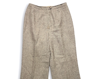 Vintage 1960s/1970s Women's PENDLETON Wool Trousers ~ 28 Waist ~ Donegal Tweed Pants ~