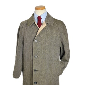 J.PRESS the balmacaan coat size M Vintage 1950s/1960s J PRESS Wool