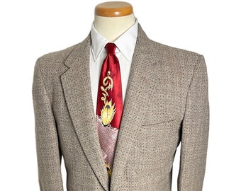PHIGVEL  フィグベル　OLD WOOL SPORTS JACKET Vintage 1950s ATOMIC FLECK Wool Rockabilly Sport Coat ~ Size