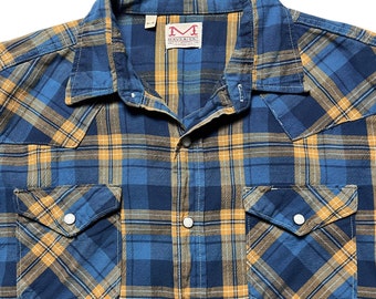 Vintage 1960s WRANGLER 27MW Sanforized Denim Western Shirt