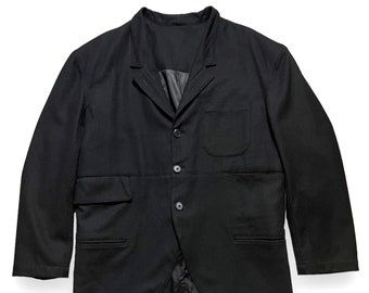 Vintage YOHJI YAMAMOTO Pour Homme Wolljacke ~ M ~ Designer ~ Sakko / Anzug / Sport ~ Made in Japan