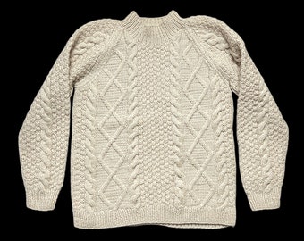 Vintage Women's Wool FISHERMAN Sweater Cable Knit - Etsy Australia
