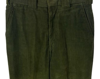 Vintage 1970s Pinwale Corduroy Pants ~ 30 Waist ~ Cords ~ Trousers ~