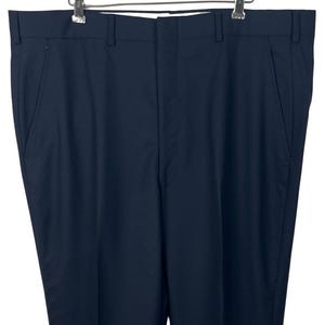 Pantalones de lana vintage fabricados en EE. UU. por BROOKS BROTHERS ~ Talla 40 ~ Estilo Ivy League / Preppy / Tradicional ~ Azul marino